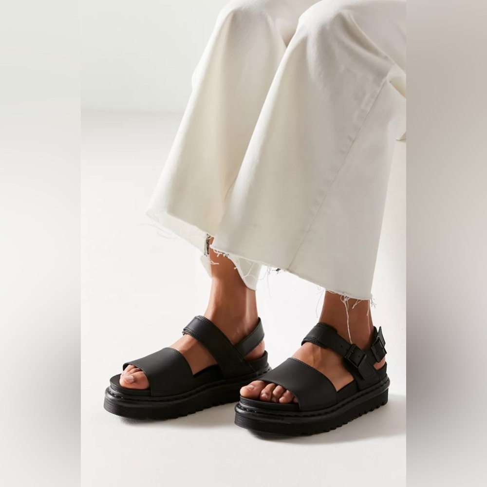 Dr. Martens Black Platform Sandals